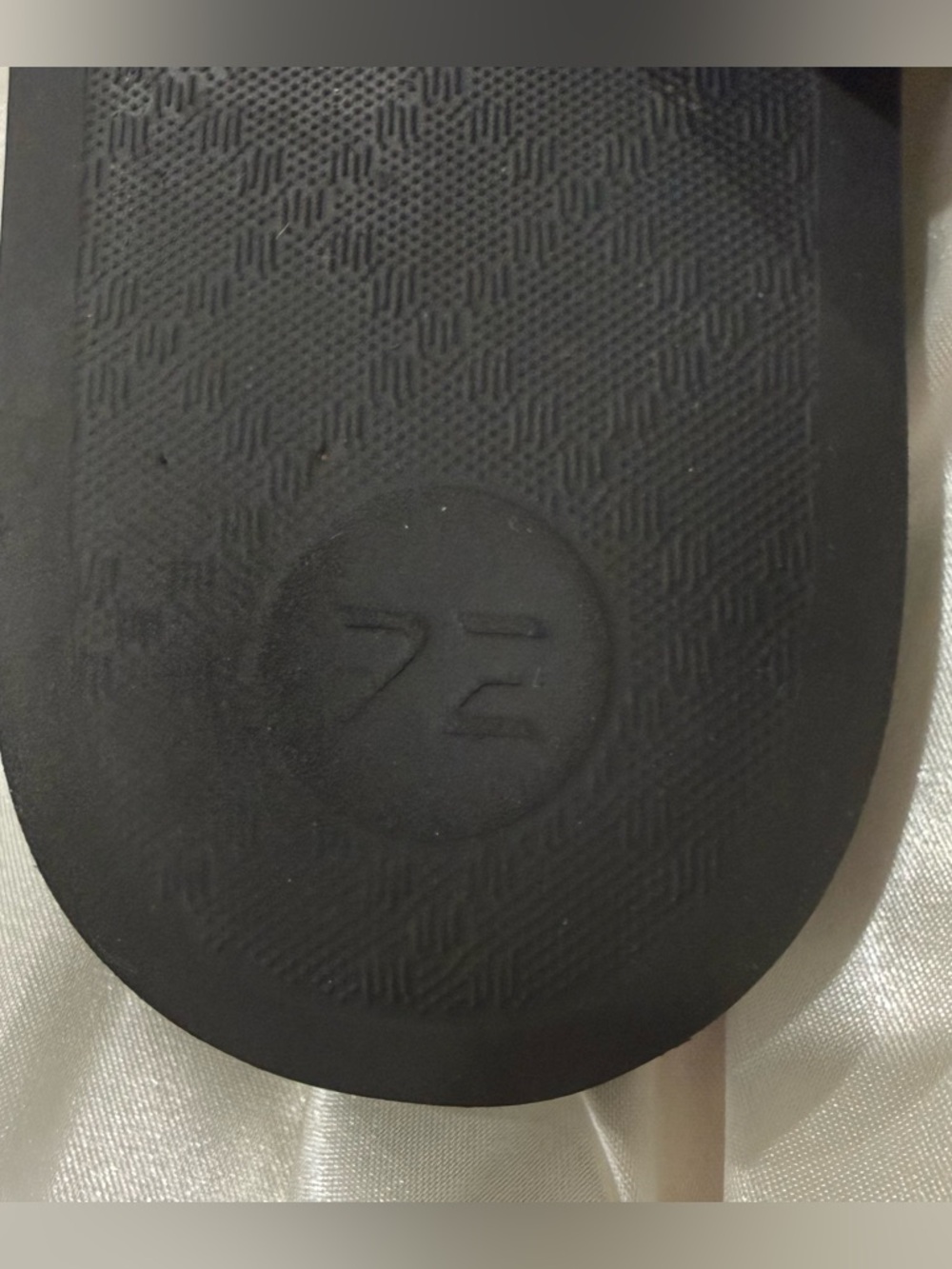 Gucci Logo Rubber Slides Sandals Size 5 Black Lounge Streetwear Edgy Comfy - Picture 14 of 15